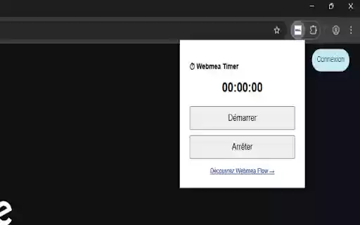 Webmea Timer  from Chrome web store to be run with OffiDocs Chromium online