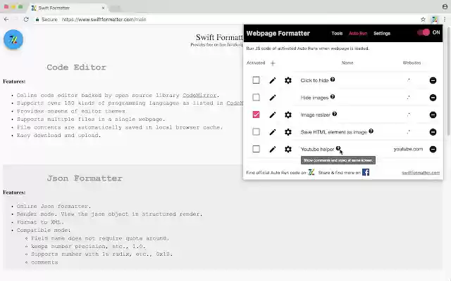 Webpage Formatter from Chrome web store to be run with OffiDocs Chromium online Webpage Formatter from Chrome web store to be run with OffiDocs Chromium online