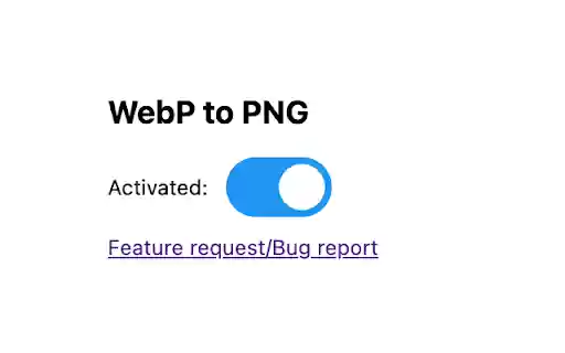 WebP to PNG Downloader  from Chrome web store to be run with OffiDocs Chromium online