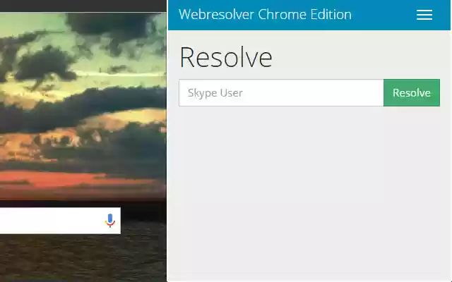 Webresolver.nl  from Chrome web store to be run with OffiDocs Chromium online