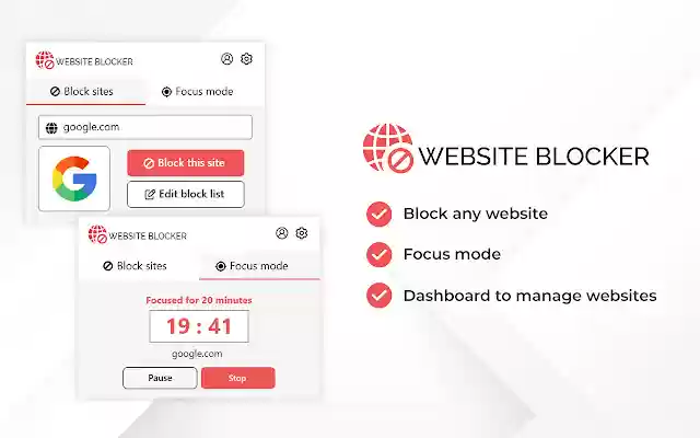 El bloqueador de sitios web y el modo de enfoque de la tienda web de Chrome se ejecutarán con OffiDocs Chromium en línea