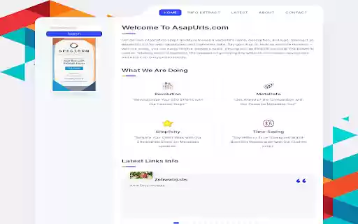 Website Info Extractor  from Chrome web store to be run with OffiDocs Chromium online