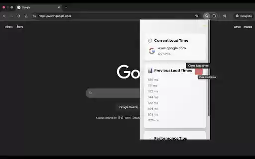 Website Load Time Checker  from Chrome web store to be run with OffiDocs Chromium online
