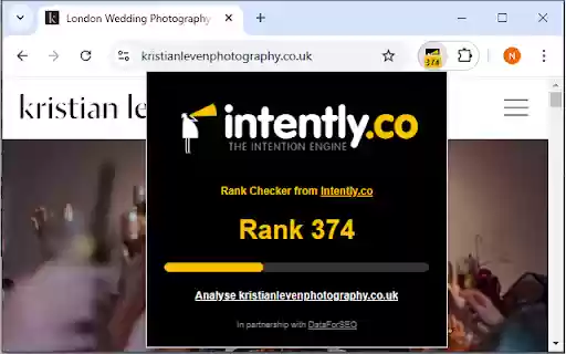 Website Rank Checker from Intently.co  from Chrome web store to be run with OffiDocs Chromium online