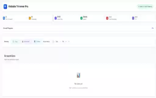 Website Trimmer Scraper  from Chrome web store to be run with OffiDocs Chromium online