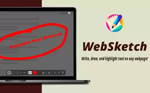 WebSketch  from Chrome web store to be run with OffiDocs Chromium online