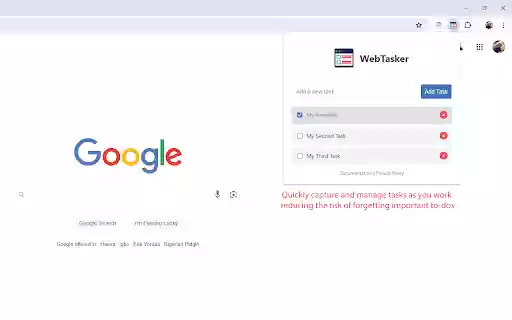 WebTasker from Chrome web store to be run with OffiDocs Chromium online WebTasker from Chrome web store to be run with OffiDocs Chromium online