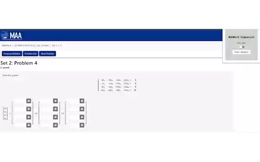 WebWork Companion: Redo your WebWorks without spoiling the answers  from Chrome web store to be run with OffiDocs Chromium online