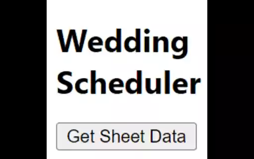 Wedding Scheduler from Chrome web store to be run with OffiDocs Chromium online Wedding Scheduler from Chrome web store to be run with OffiDocs Chromium online