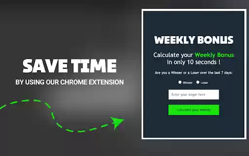 Weekly  Bonus Stake  from Chrome web store to be run with OffiDocs Chromium online