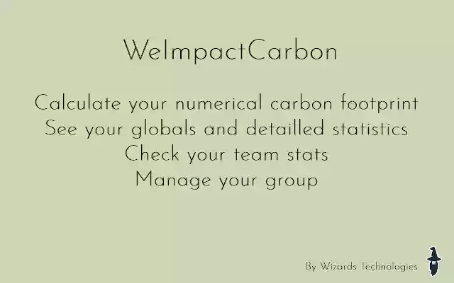 WeImpactCarbon Ext from Chrome web store to be run with OffiDocs Chromium online WeImpactCarbon Ext from Chrome web store to be run with OffiDocs Chromium online