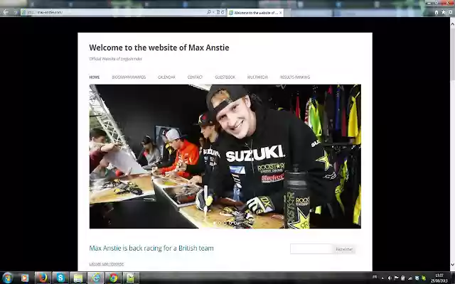 Welcome to the website of Max Anstie  from Chrome web store to be run with OffiDocs Chromium online