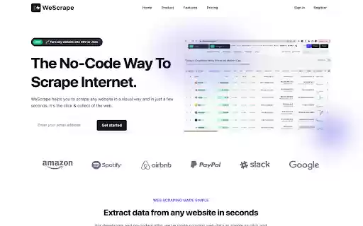 WeScrape  from Chrome web store to be run with OffiDocs Chromium online