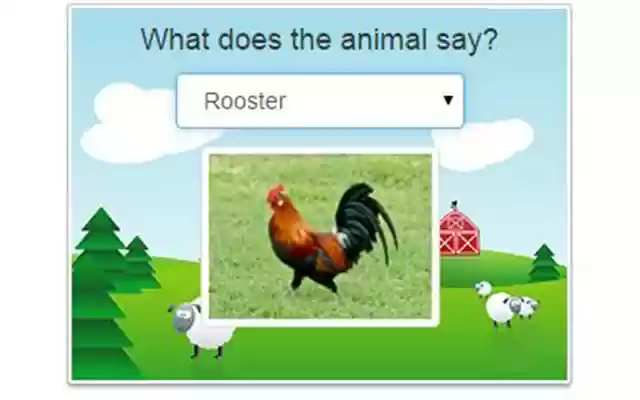 What does the animal say?  from Chrome web store to be run with OffiDocs Chromium online