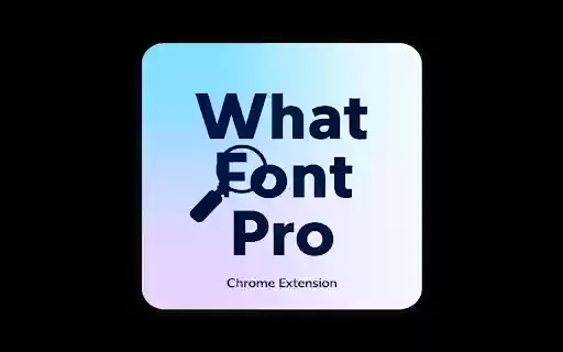 WhatFont Pro  from Chrome web store to be run with OffiDocs Chromium online