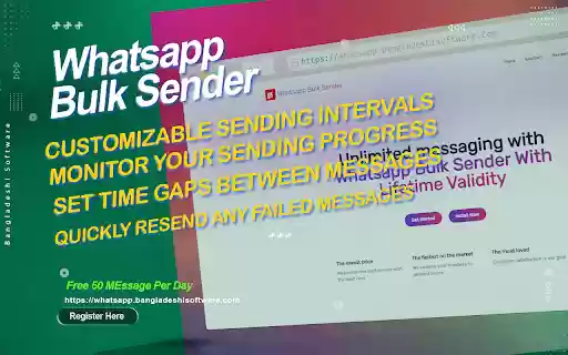 Whatsapp Bulk Sender  from Chrome web store to be run with OffiDocs Chromium online