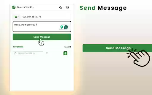 WhatsApp Number Detect  Direct Chat  from Chrome web store to be run with OffiDocs Chromium online