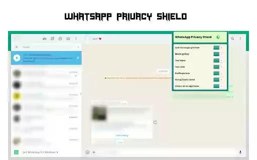 WhatsApp Privacy Shield  from Chrome web store to be run with OffiDocs Chromium online