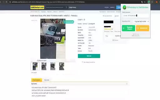 WhatsApp to Sahibinden from Chrome web store to be run with OffiDocs Chromium online WhatsApp to Sahibinden from Chrome web store to be run with OffiDocs Chromium online