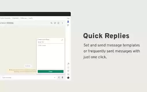 Whatsapp Workspace  from Chrome web store to be run with OffiDocs Chromium online