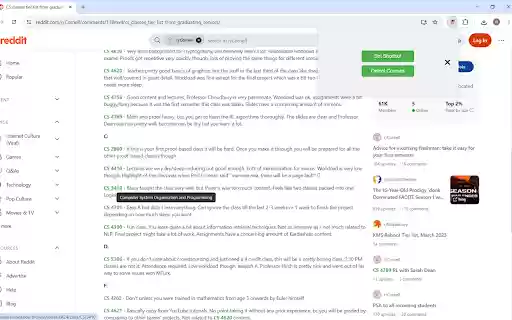 Whats That Course?  from Chrome web store to be run with OffiDocs Chromium online
