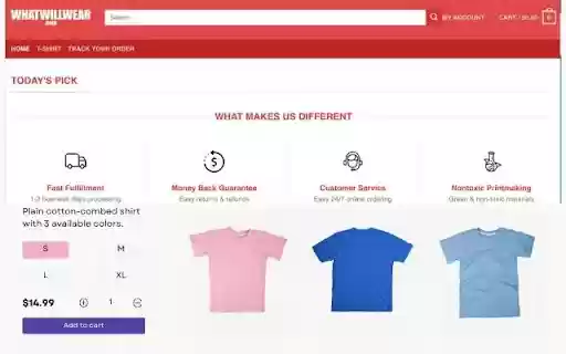 WhatWillWear Custom T Shirt Assistant  from Chrome web store to be run with OffiDocs Chromium online