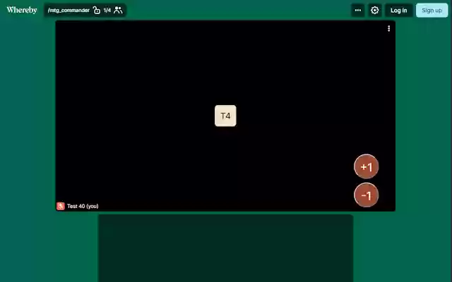 Whereby Commander Life Counter  from Chrome web store to be run with OffiDocs Chromium online