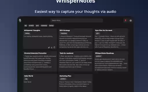 WhisperNotes Audio note taking app from Chrome web store to be run with OffiDocs Chromium online WhisperNotes Audio note taking app from Chrome web store to be run with OffiDocs Chromium online