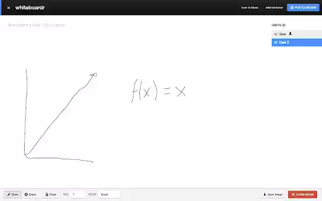 Whiteboardr  from Chrome web store to be run with OffiDocs Chromium online