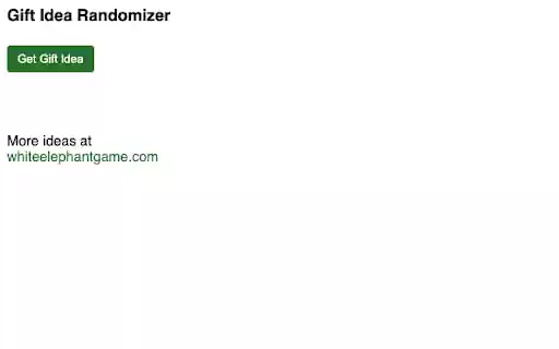 White Elephant Gift Randomizer  from Chrome web store to be run with OffiDocs Chromium online