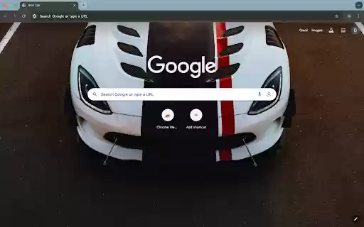 white racing car  from Chrome web store to be run with OffiDocs Chromium online