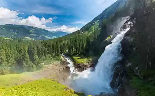 White waterfall  from Chrome web store to be run with OffiDocs Chromium online