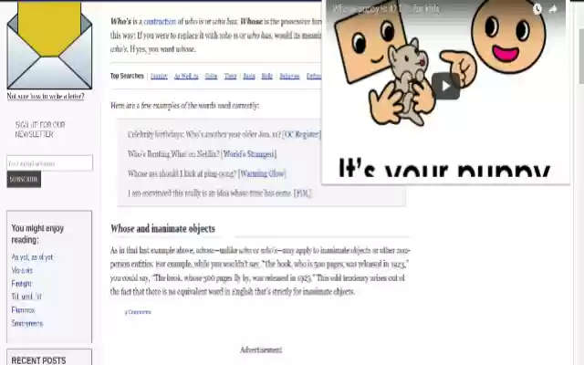 Whos Puppy Is It? from Chrome web store to be run with OffiDocs Chromium online Whos Puppy Is It? from Chrome web store to be run with OffiDocs Chromium online
