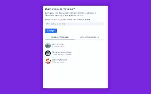 Who Unfollowed Me?  from Chrome web store to be run with OffiDocs Chromium online