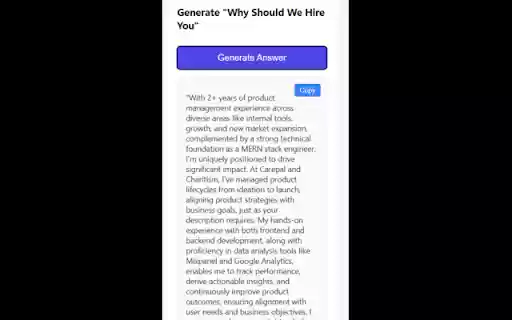 Why Hire You  from Chrome web store to be run with OffiDocs Chromium online