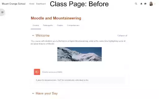 Widen Moodle  from Chrome web store to be run with OffiDocs Chromium online