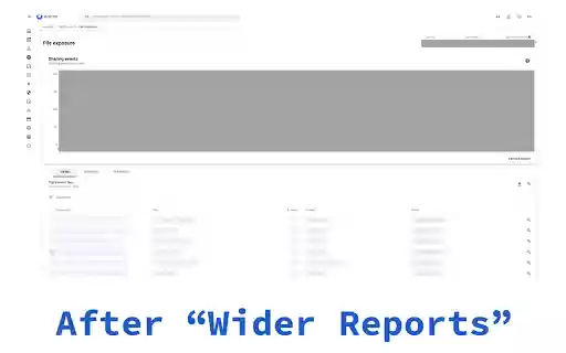 Wider Reports  from Chrome web store to be run with OffiDocs Chromium online