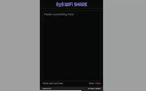 Wifi Share  from Chrome web store to be run with OffiDocs Chromium online
