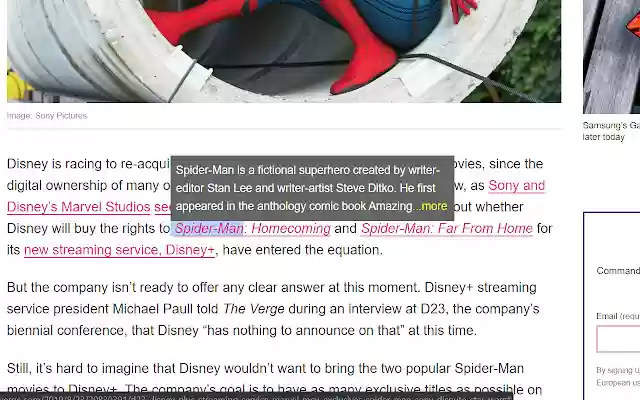 Wiki Definition  from Chrome web store to be run with OffiDocs Chromium online