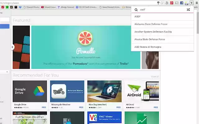 WikiSearch Extension  from Chrome web store to be run with OffiDocs Chromium online