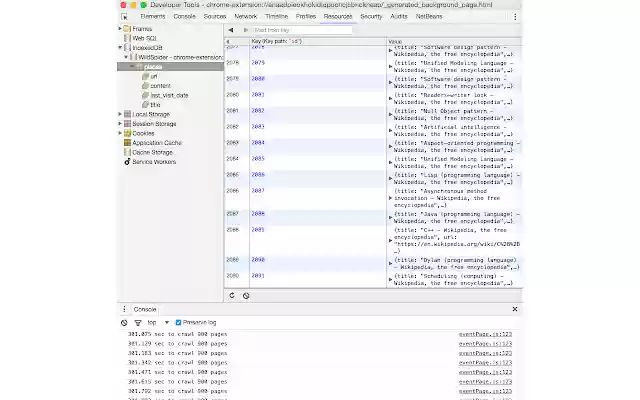 Wild Spider  from Chrome web store to be run with OffiDocs Chromium online