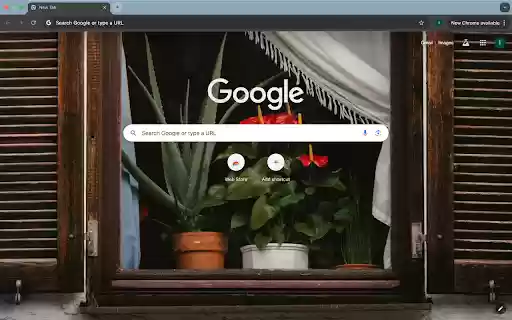 windows and flower pots  from Chrome web store to be run with OffiDocs Chromium online