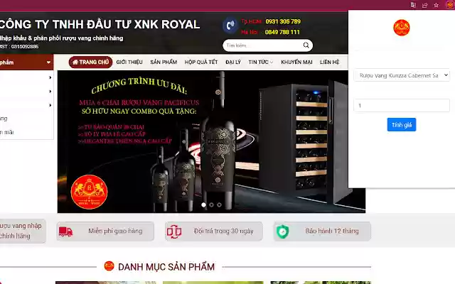 Wine  from Chrome web store to be run with OffiDocs Chromium online