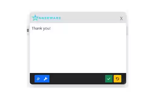 WinnerWare Extension  from Chrome web store to be run with OffiDocs Chromium online
