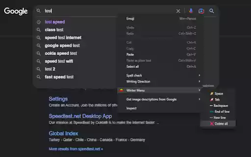 Winter Menu  from Chrome web store to be run with OffiDocs Chromium online