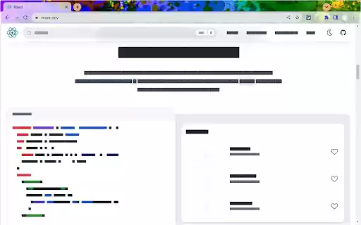 wireframe page  from Chrome web store to be run with OffiDocs Chromium online