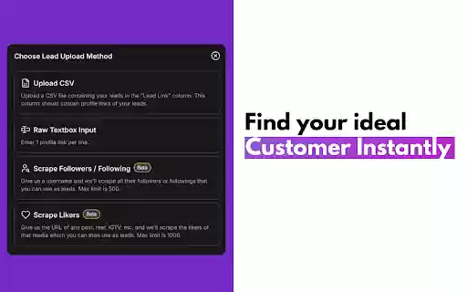 Wisp AI AI Cold DMs on Instagram  from Chrome web store to be run with OffiDocs Chromium online