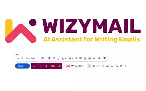 Wizymail  from Chrome web store to be run with OffiDocs Chromium online