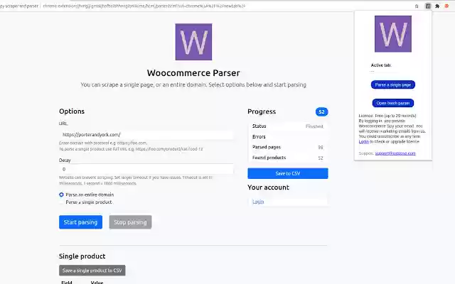 Woocommerce Spy from Chrome web store to be run with OffiDocs Chromium online Woocommerce Spy from Chrome web store to be run with OffiDocs Chromium online