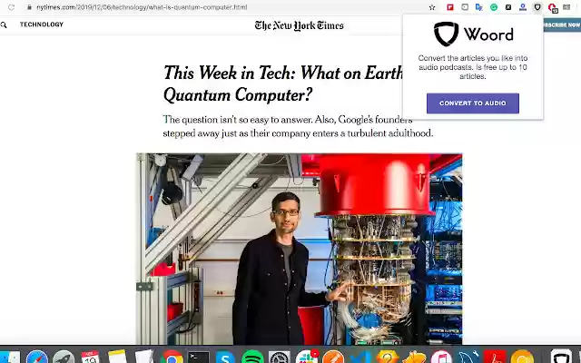 Woord Text to Speech  from Chrome web store to be run with OffiDocs Chromium online